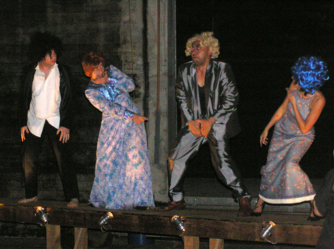 Performers in Brink Tanks Arts Centre 2005